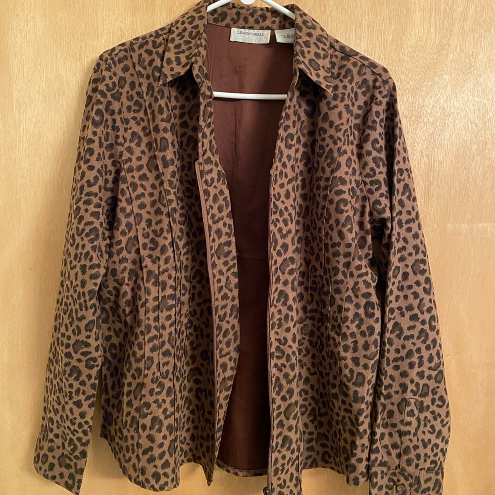 Cheetah print jacket